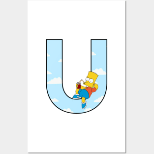 Simpsons letter Posters and Art